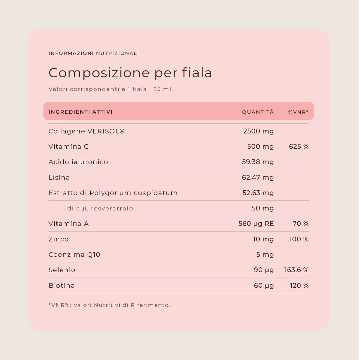 Collagene VERISOL® + Acido Ialuronico